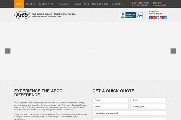 arcosteel.com site used Niche_custom