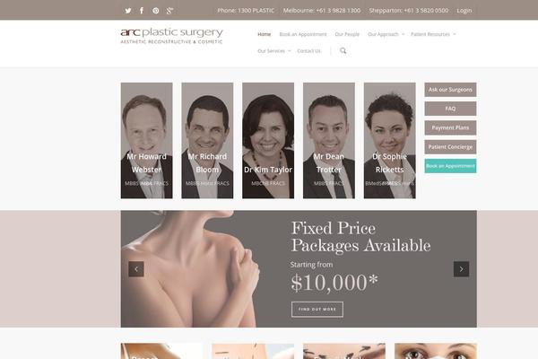 Salient theme site design template sample