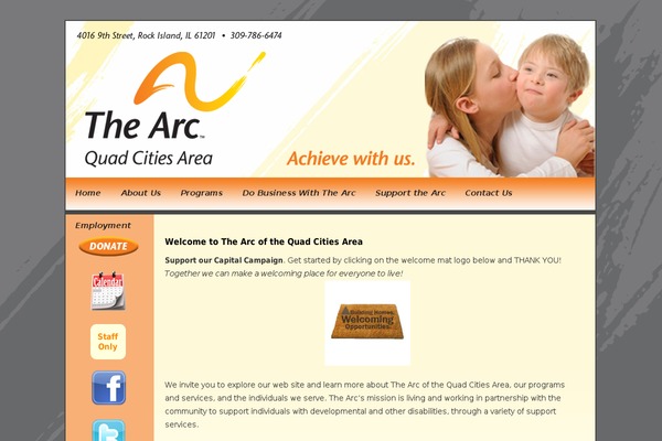 Arc theme site design template sample