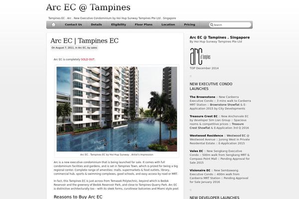 iBlog theme site design template sample