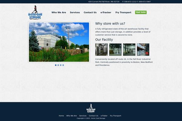 Arctic theme site design template sample