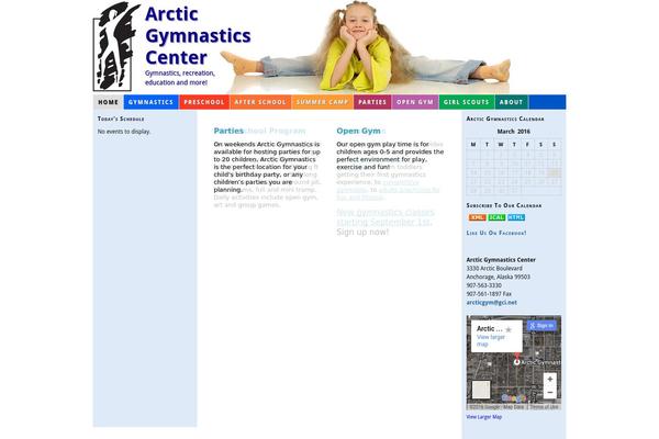 Thesis 1.8.5 theme site design template sample