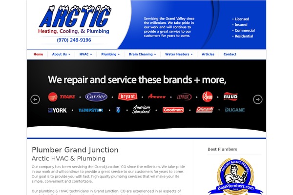 Modernize theme site design template sample