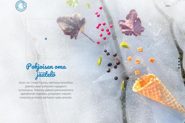 arcticicecream.fi site used Sweettooth