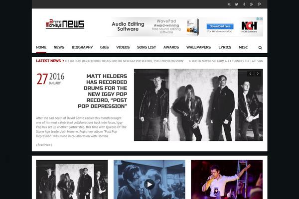 Realnews theme site design template sample