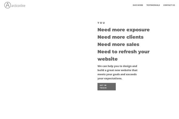 arcticonline.com site used Aod