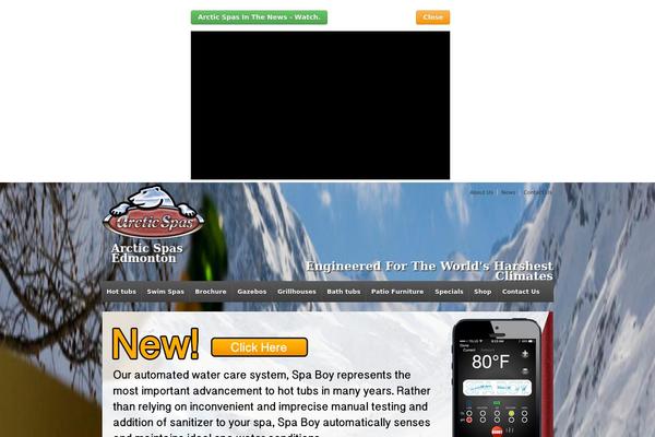 Site using Arcticspas-core-white-label-plugin plugin