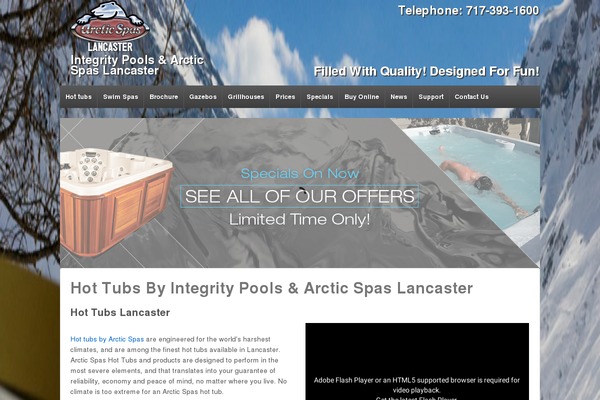 Site using Arcticspas-core-white-label-plugin plugin