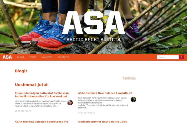 Asa theme site design template sample