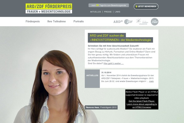 ard-zdf-foerderpreis.de site used Ardzdf