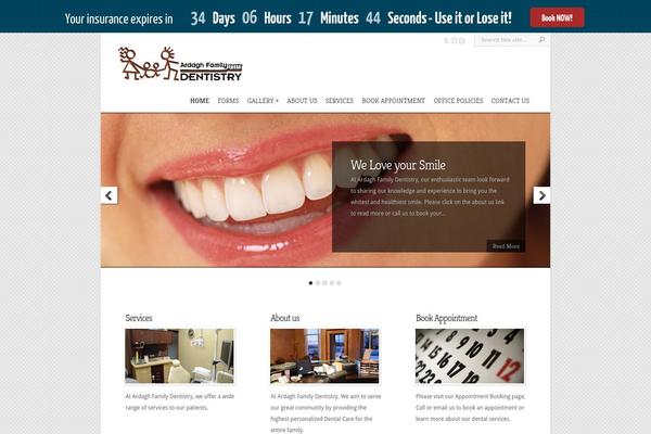 Chameleon Child theme site design template sample