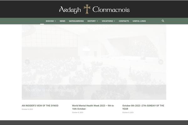 Newspaper Child theme site design template sample