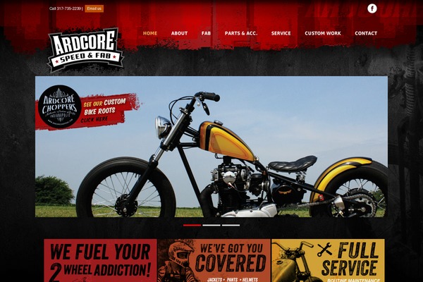 ardcorespeedandfab.com site used Aphrodite