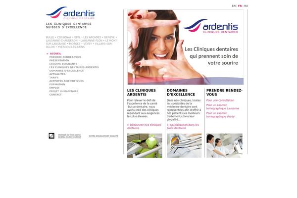 Ari theme site design template sample