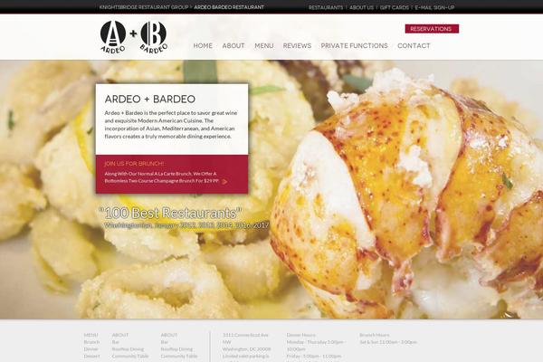 Site using Easy-restaurant-menu-manager plugin