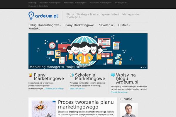 Website theme site design template sample