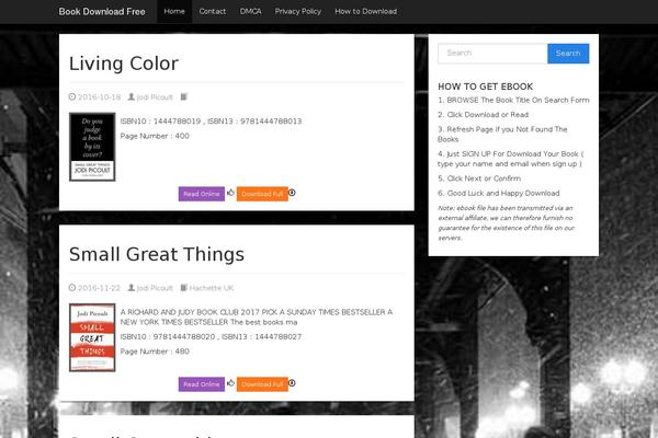 Simple Bootstrap theme site design template sample
