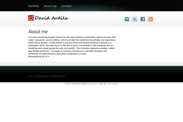 Archive theme site design template sample