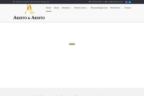 Site using Radianttheme-addons plugin