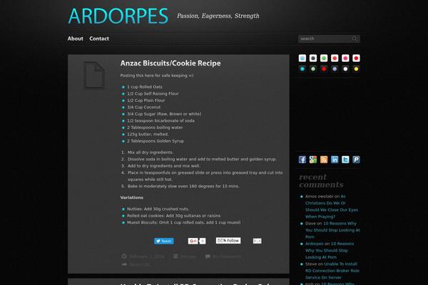Fast Blog theme site design template sample