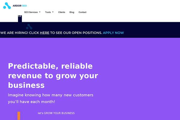 Site using Thrive-ovation plugin
