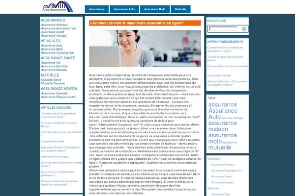 Ari theme site design template sample