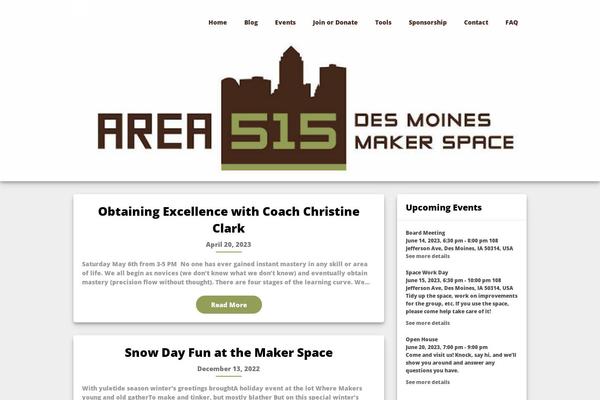 area515.org site used Landing Pageasy