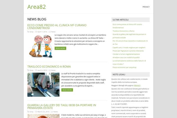 NatureSpace theme site design template sample
