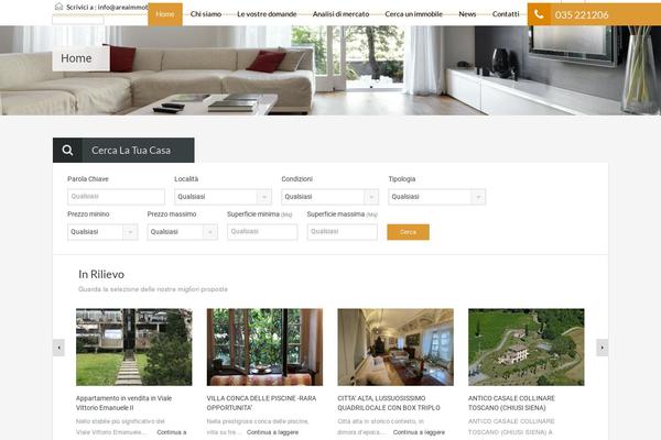 Realhomes Theme theme site design template sample