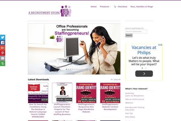 arecruitmentstore.com site used Digital-store