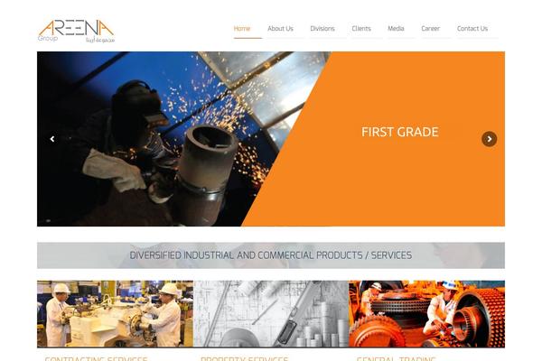 Tisson theme site design template sample