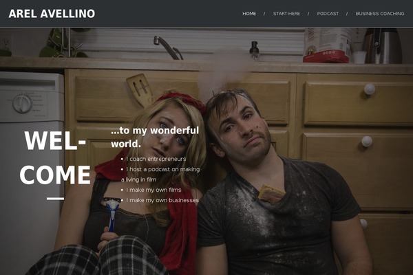 Skadi theme site design template sample