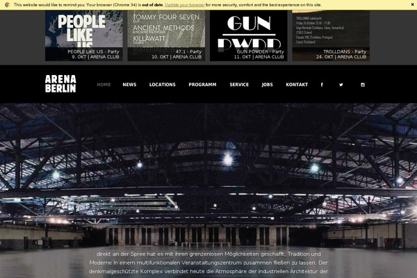 arena-berlin.de site used Eventica-wp