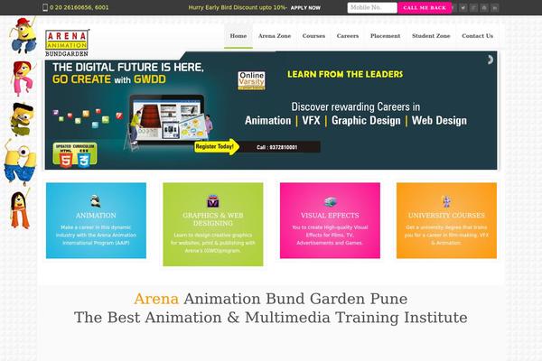 Mestro theme site design template sample