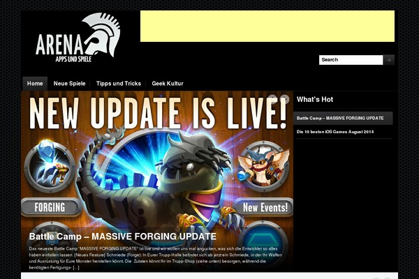 Magazinum theme site design template sample