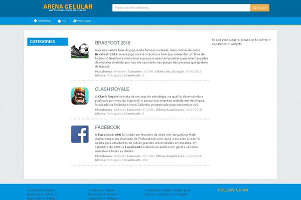 arenacelular.com.br site used For-the-future