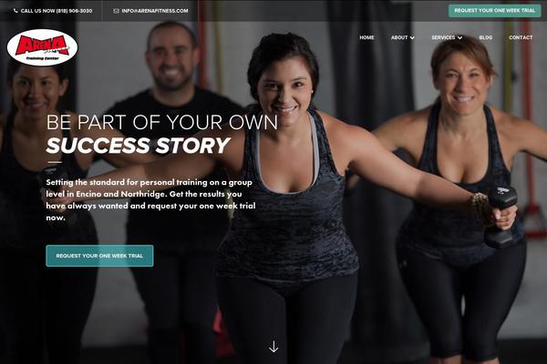 Fevr theme site design template sample