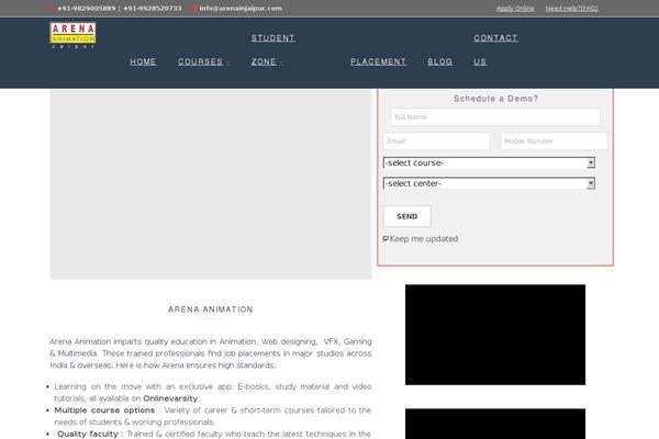 Site using Sticky Popup plugin