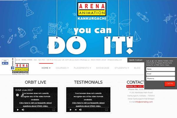 Site using Slick Contact Forms plugin