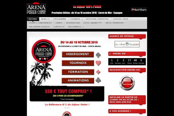 Site using WordPress Countdown Widget plugin