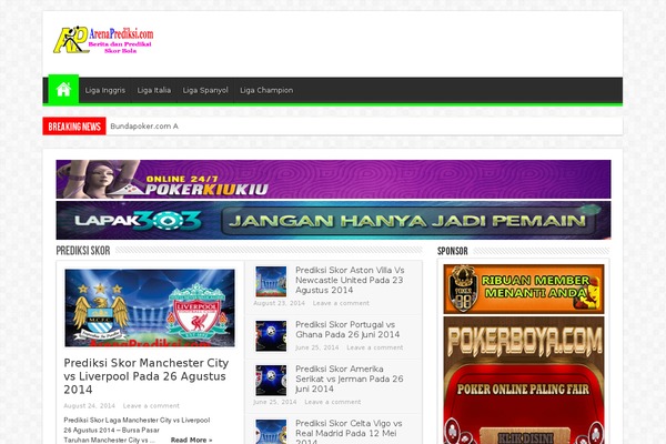 Sahifa theme site design template sample