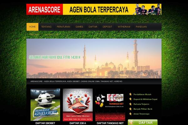 arenascore.com site used Theme1562