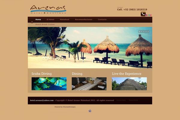 arenasmexico.com site used Hotelpress
