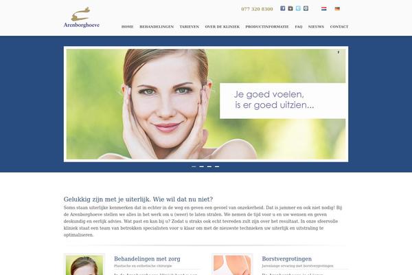 Care theme site design template sample