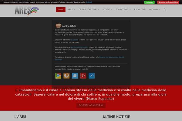 Site using cookieBAR plugin