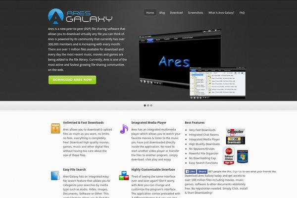 aresfree.net site used Vendor