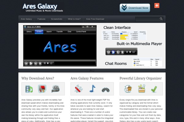 aresgalaxydownload.org site used Complexity