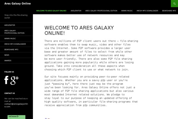 Site using WP Social Networks Widget plugin