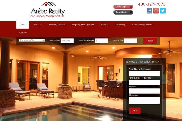 Enterprise Pro theme site design template sample