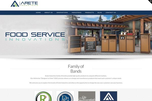 Maleo theme site design template sample
